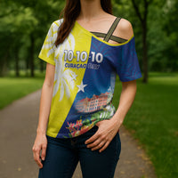 Curacao Day Cross Shoulder Shirt One People One Heart