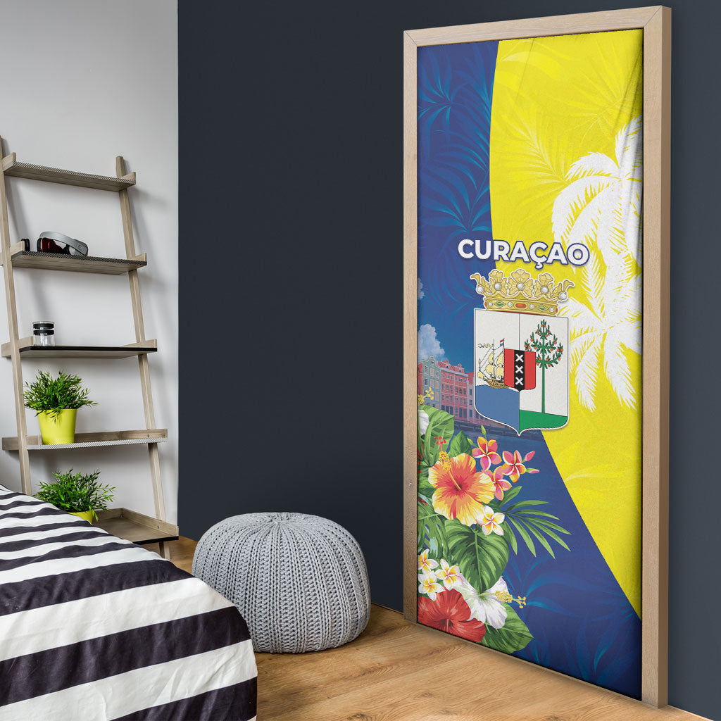 Curacao Day Door Cover One People One Heart