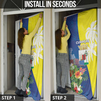 Curacao Day Door Cover One People One Heart