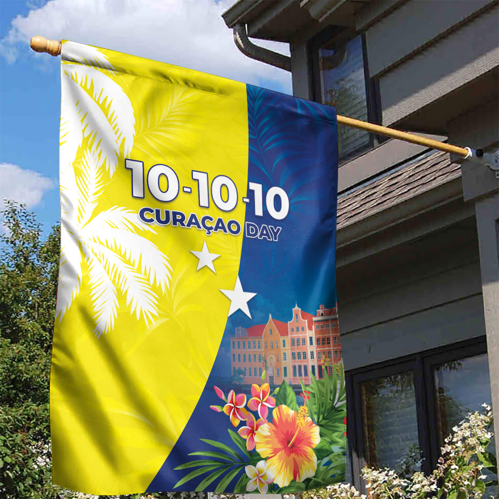 Curacao Day Garden Flag One People One Heart