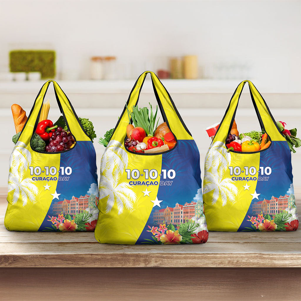 Curacao Day Grocery Bag One People One Heart