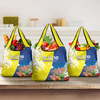 Curacao Day Grocery Bag One People One Heart