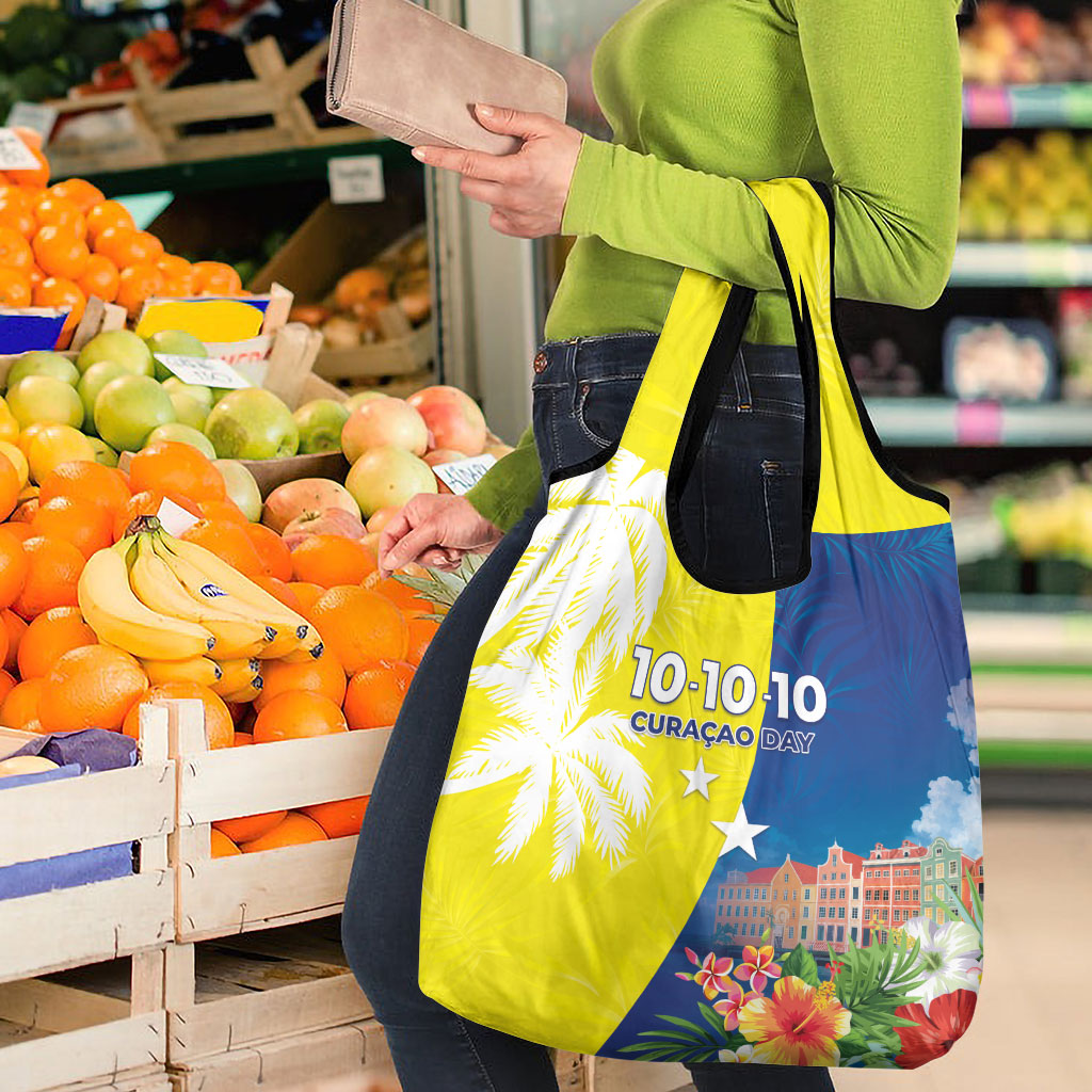 Curacao Day Grocery Bag One People One Heart