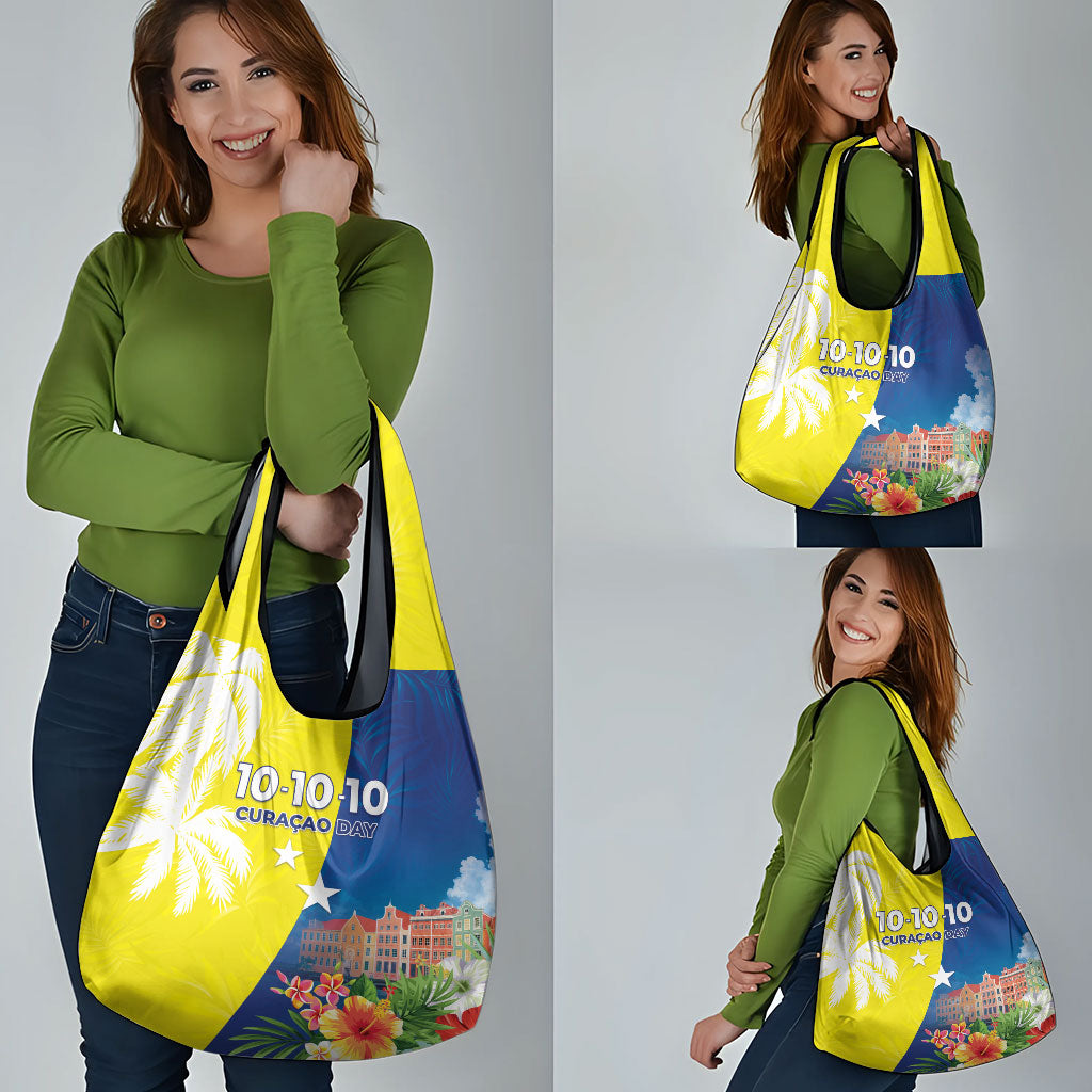 Curacao Day Grocery Bag One People One Heart