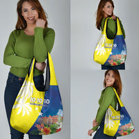 Curacao Day Grocery Bag One People One Heart
