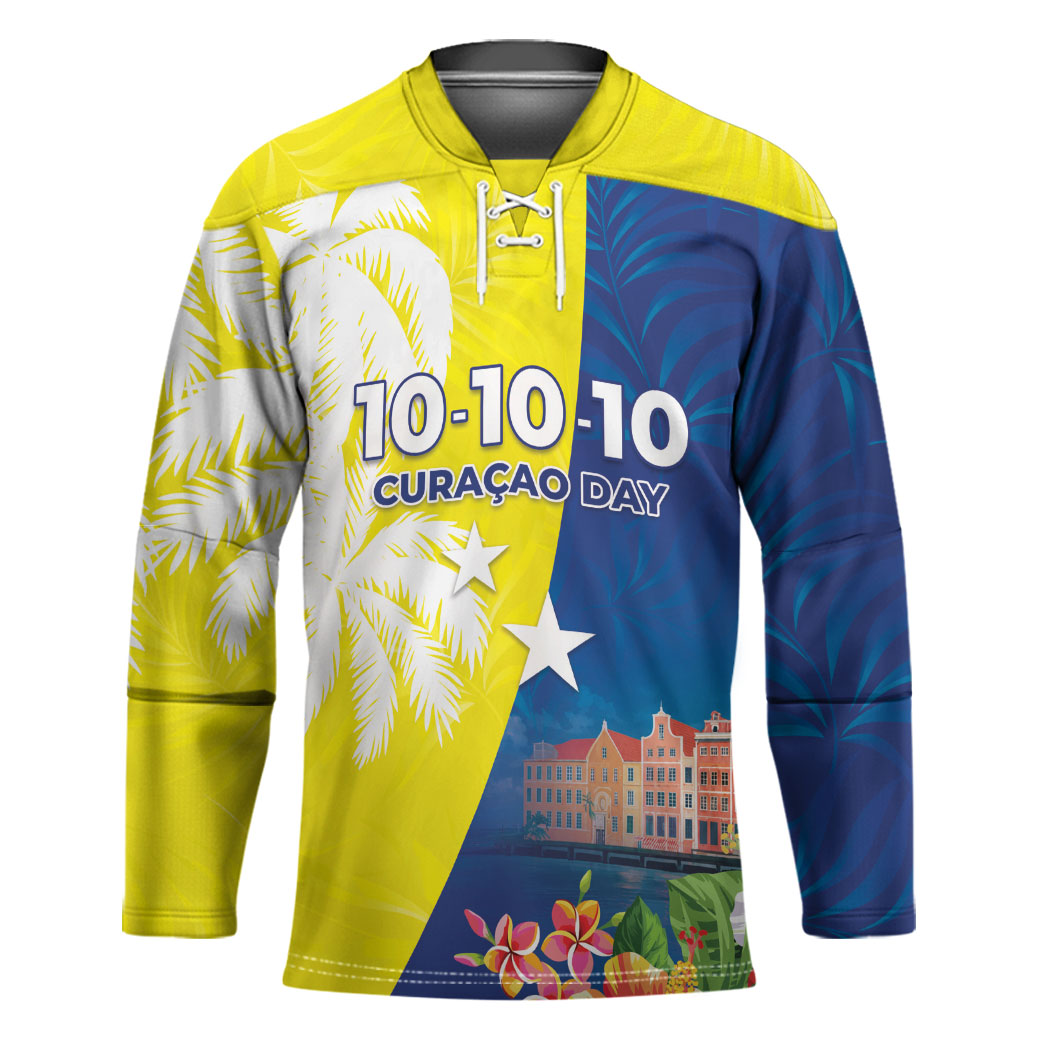 Curacao Day Hockey Jersey One People One Heart