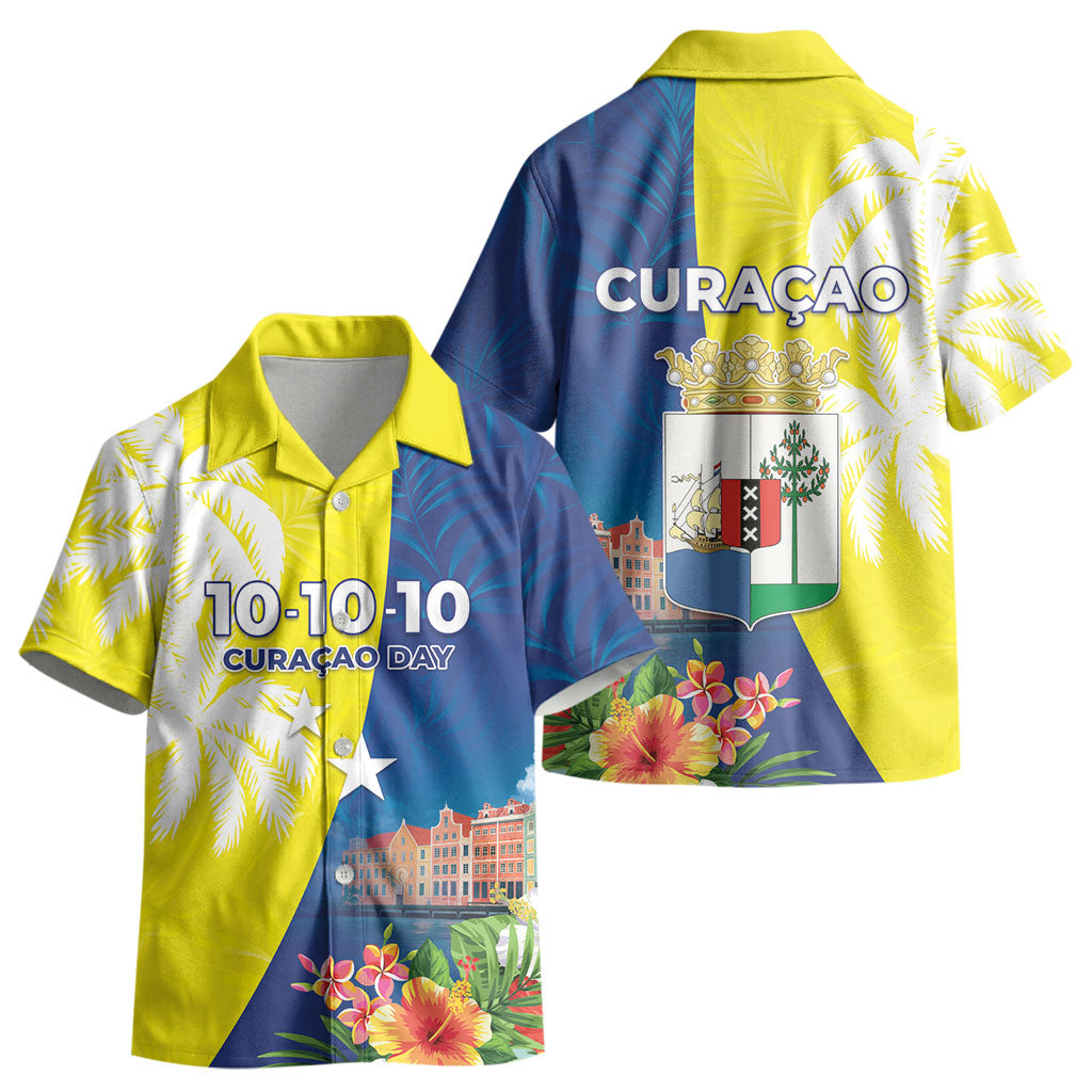 Curacao Day Kid Hawaiian Shirt One People One Heart
