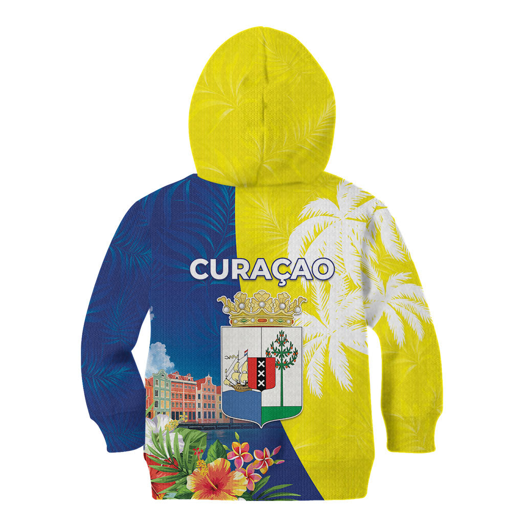Curacao Day Kid Hoodie One People One Heart
