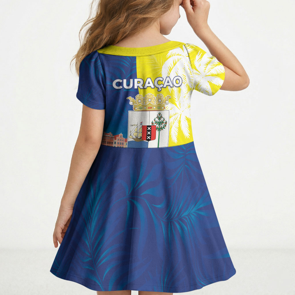 Curacao Day Kid Short Sleeve Dress One People One Heart