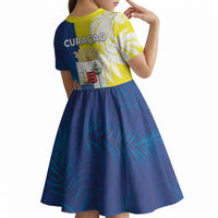 Curacao Day Kid Short Sleeve Dress One People One Heart