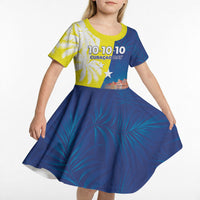 Curacao Day Kid Short Sleeve Dress One People One Heart