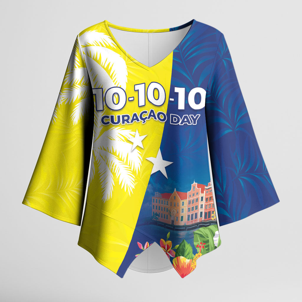 Curacao Day Kimono Sleeve Blouse One People One Heart