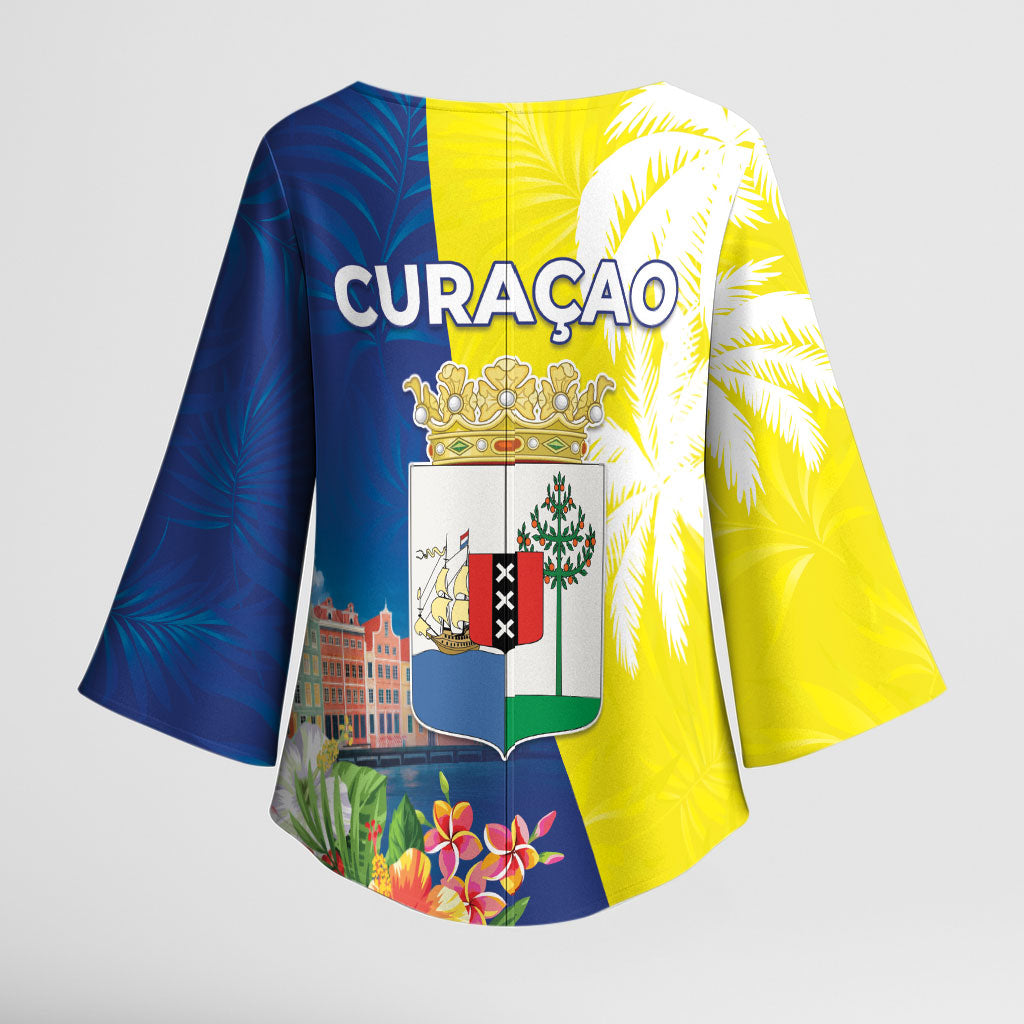 Curacao Day Kimono Sleeve Blouse One People One Heart