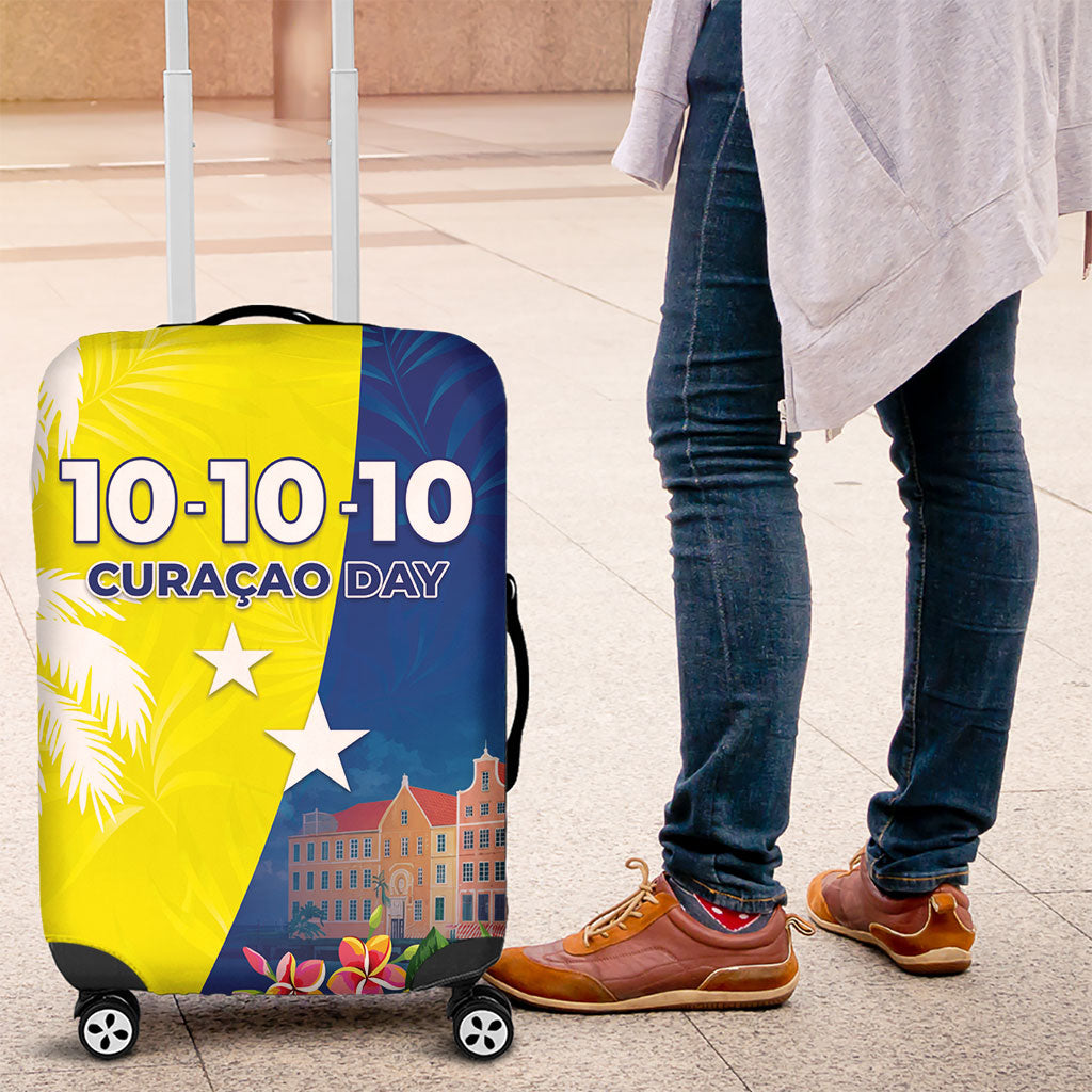 Curacao Day Luggage Cover One People One Heart
