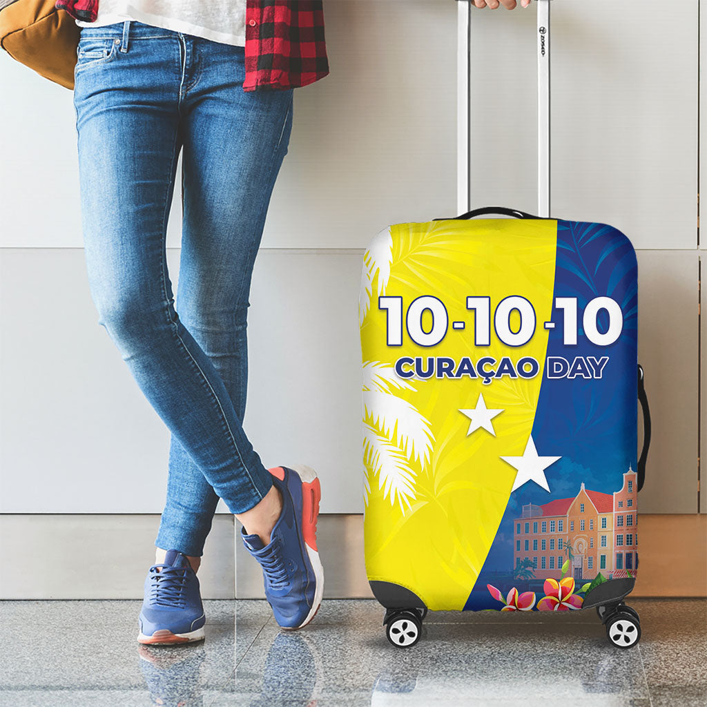 Curacao Day Luggage Cover One People One Heart