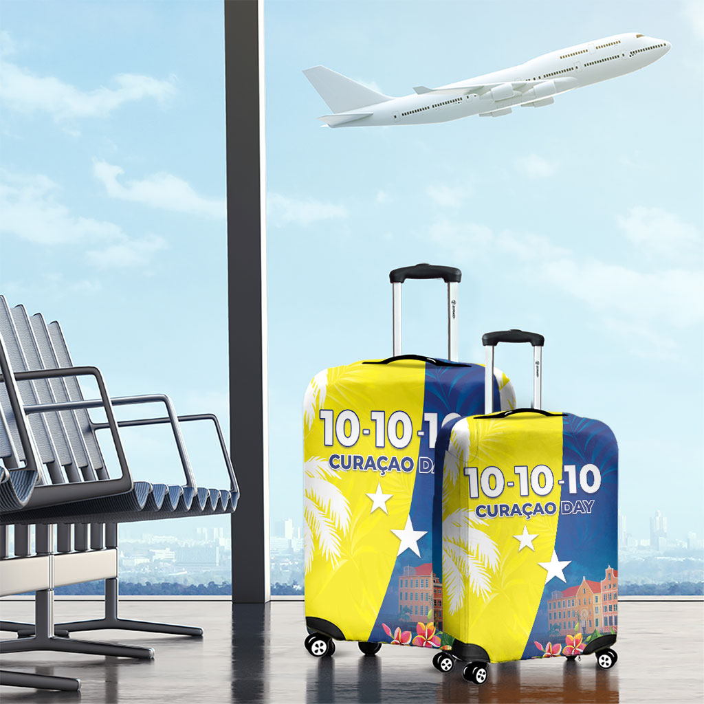 Curacao Day Luggage Cover One People One Heart