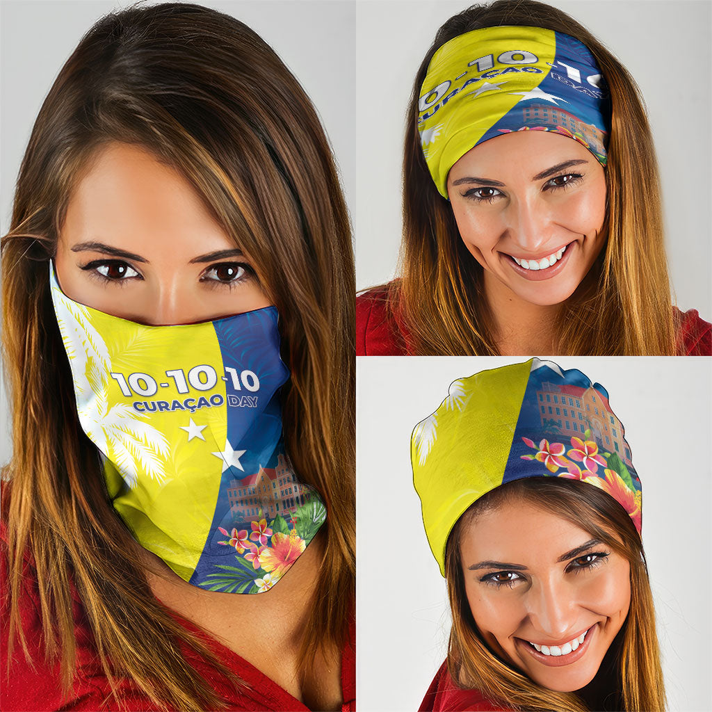 Curacao Day Neck Gaiter One People One Heart