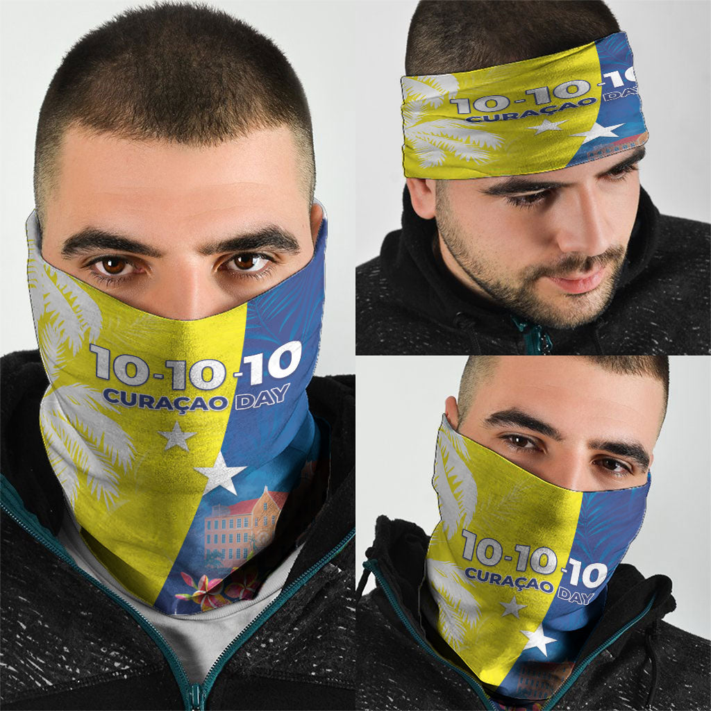 Curacao Day Neck Gaiter One People One Heart
