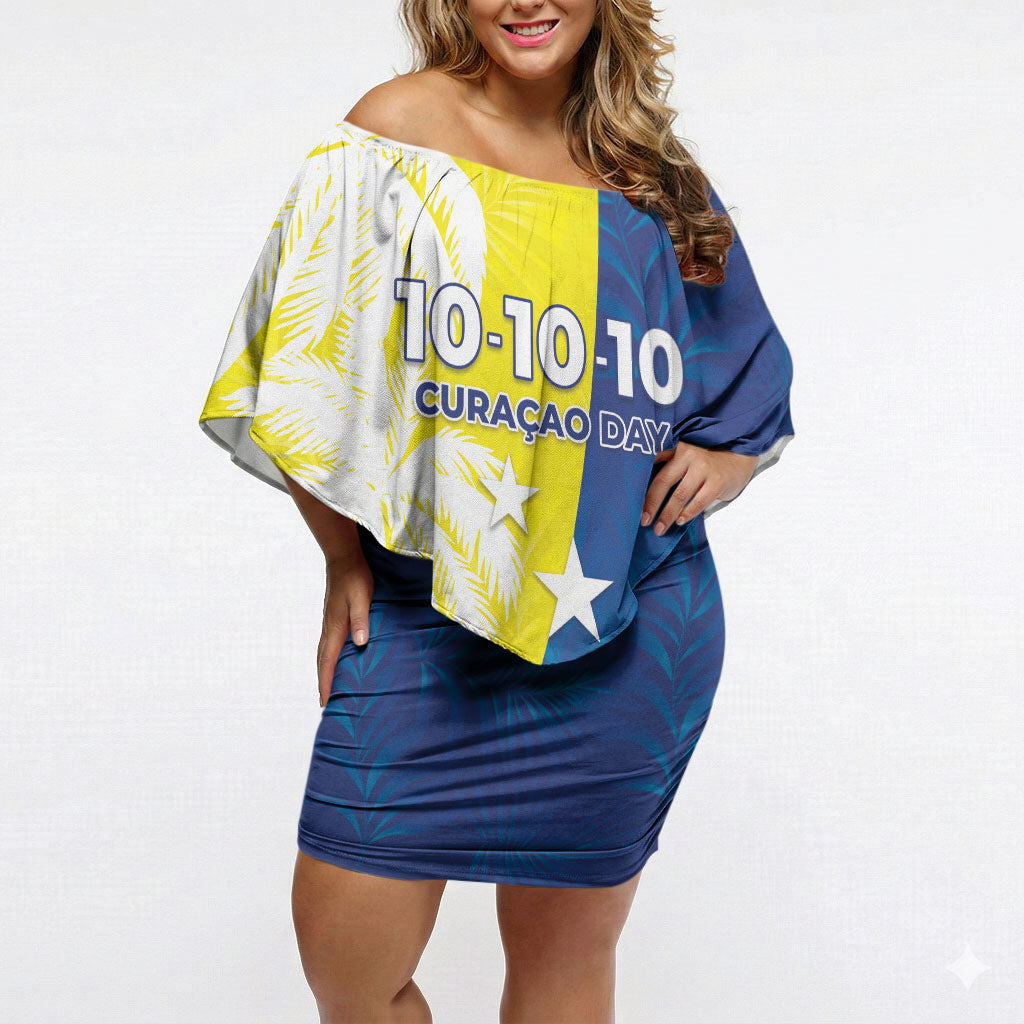 Curacao Day Off Shoulder Short Dress One People One Heart