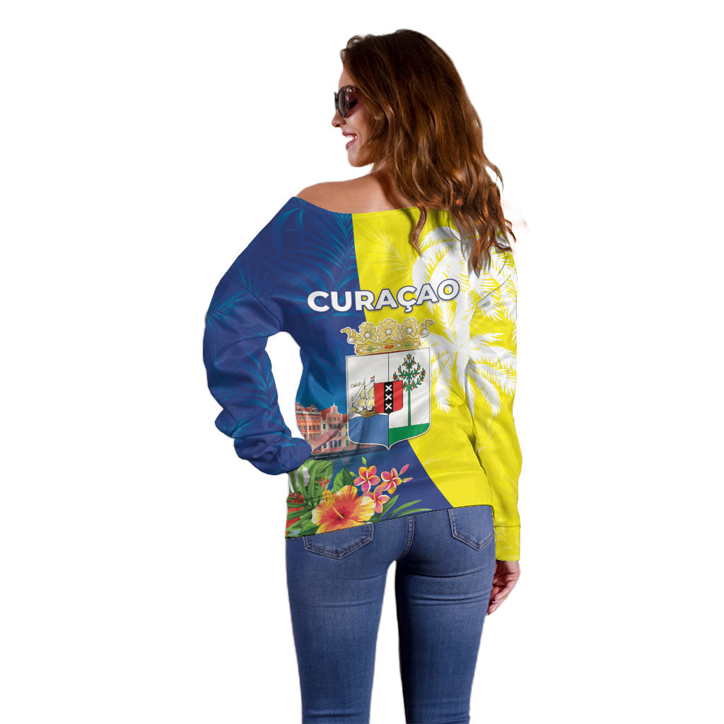 Curacao Day Off Shoulder Sweater One People One Heart