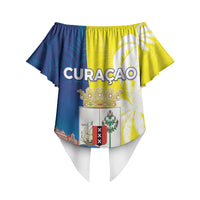 Curacao Day Off Shoulder Wrap Waist Top One People One Heart