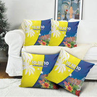 Curacao Day Pillow Cover One People One Heart