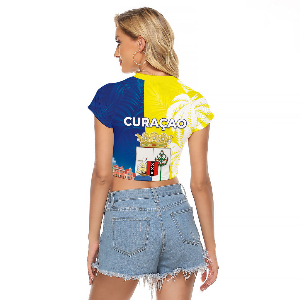 Curacao Day Raglan Cropped T Shirt One People One Heart