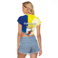 Curacao Day Raglan Cropped T Shirt One People One Heart