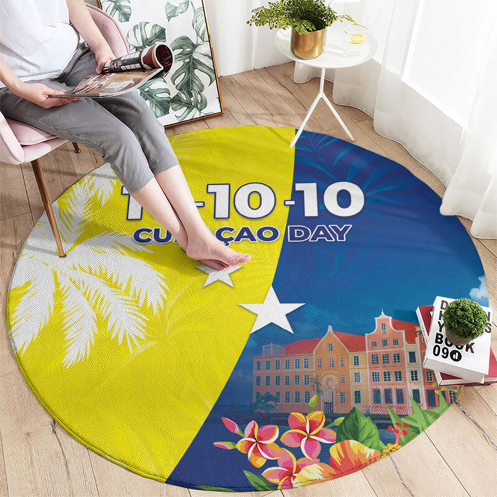 Curacao Day Round Carpet One People One Heart