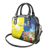Curacao Day Shoulder Handbag One People One Heart