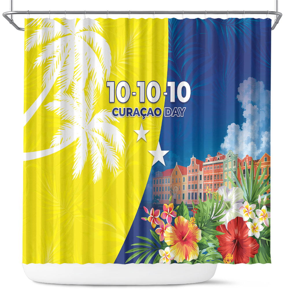 Curacao Day Shower Curtain One People One Heart