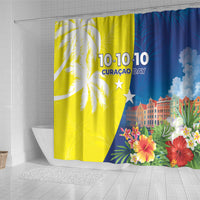 Curacao Day Shower Curtain One People One Heart