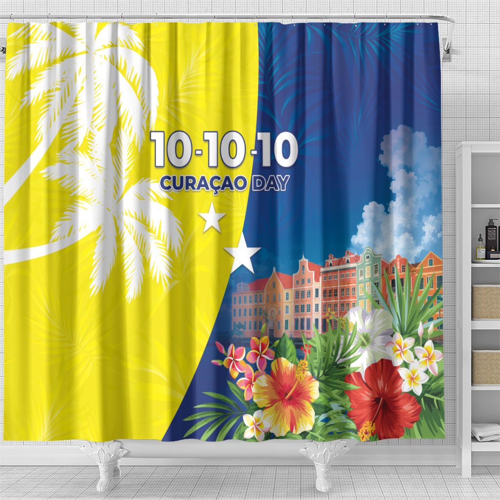 Curacao Day Shower Curtain One People One Heart