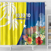 Curacao Day Shower Curtain One People One Heart