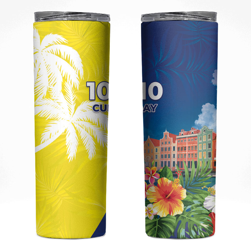 Curacao Day Skinny Tumbler One People One Heart
