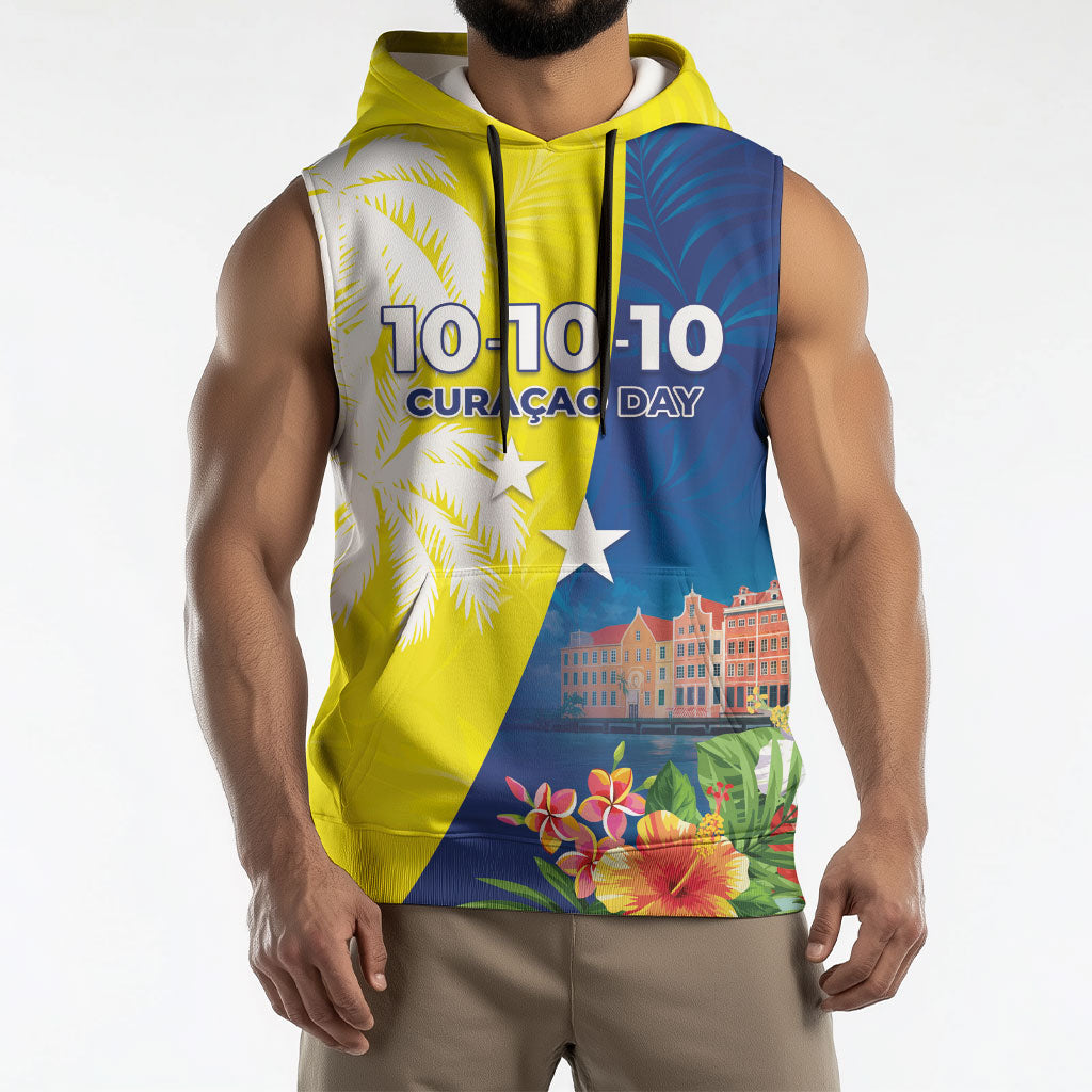 Curacao Day Sleeveless Hoodie One People One Heart
