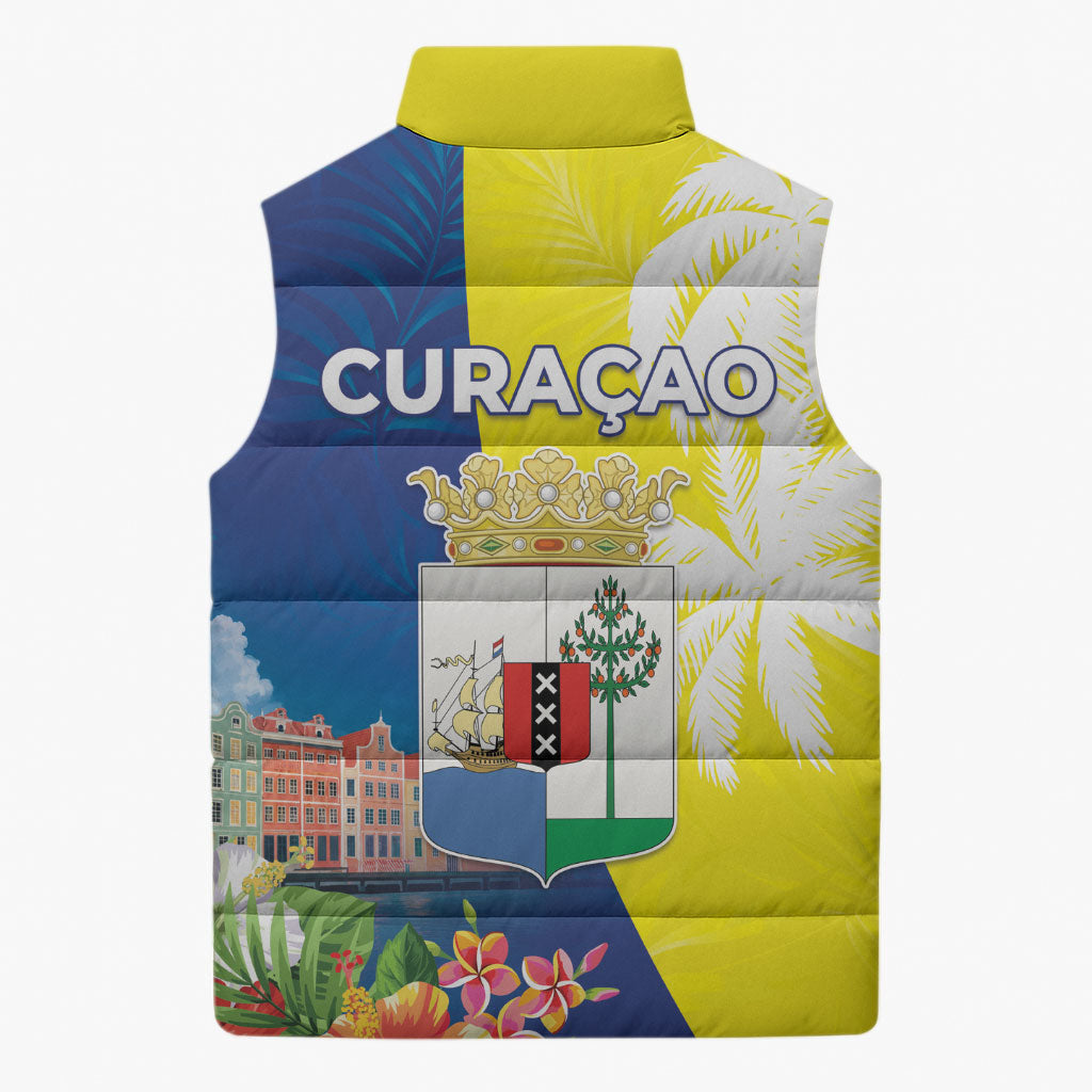 Curacao Day Sleeveless Puffer Jacket One People One Heart