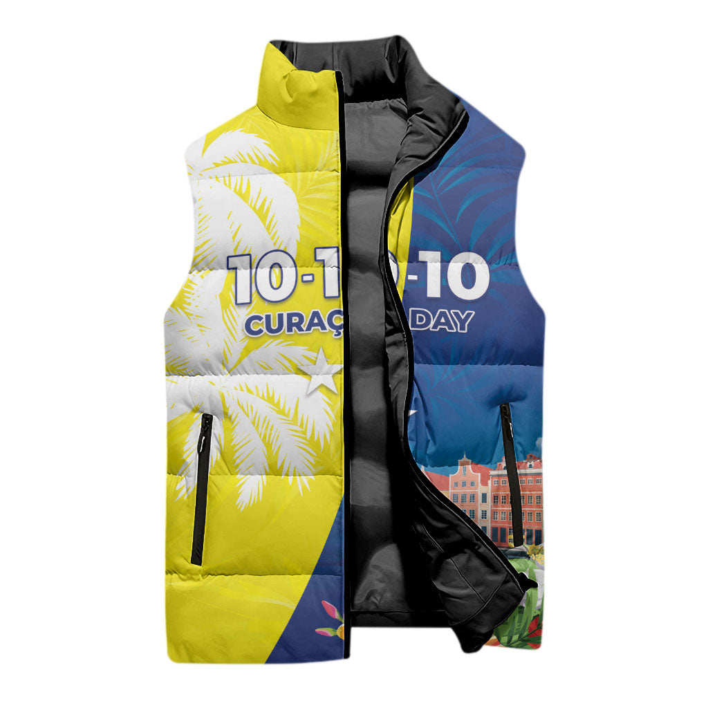 Curacao Day Sleeveless Puffer Jacket One People One Heart