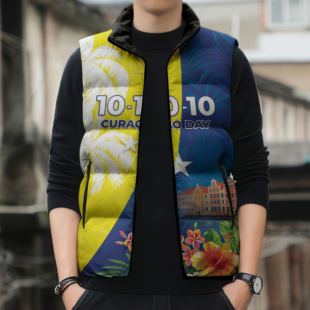 Curacao Day Sleeveless Puffer Jacket One People One Heart