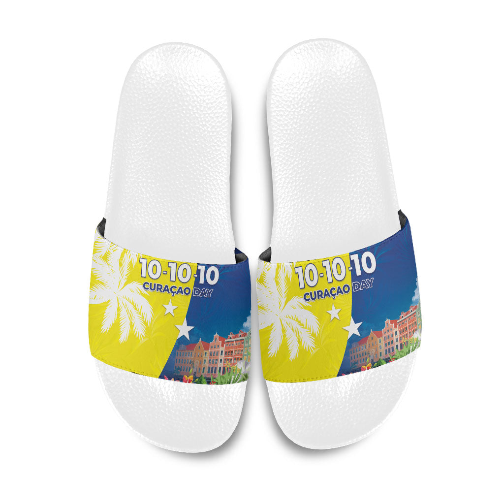 Curacao Day Slide Sandals One People One Heart