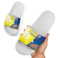 Curacao Day Slide Sandals One People One Heart