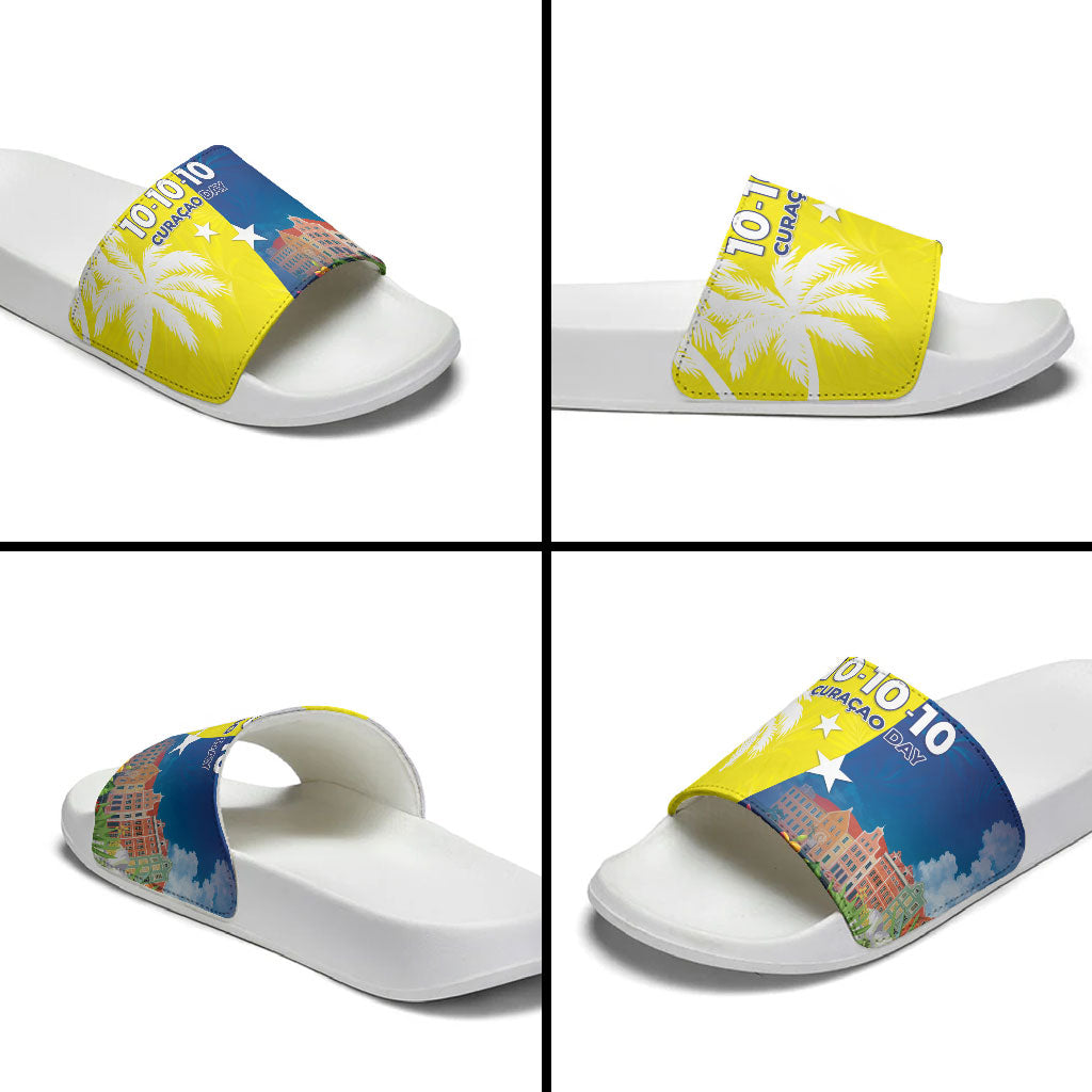 Curacao Day Slide Sandals One People One Heart