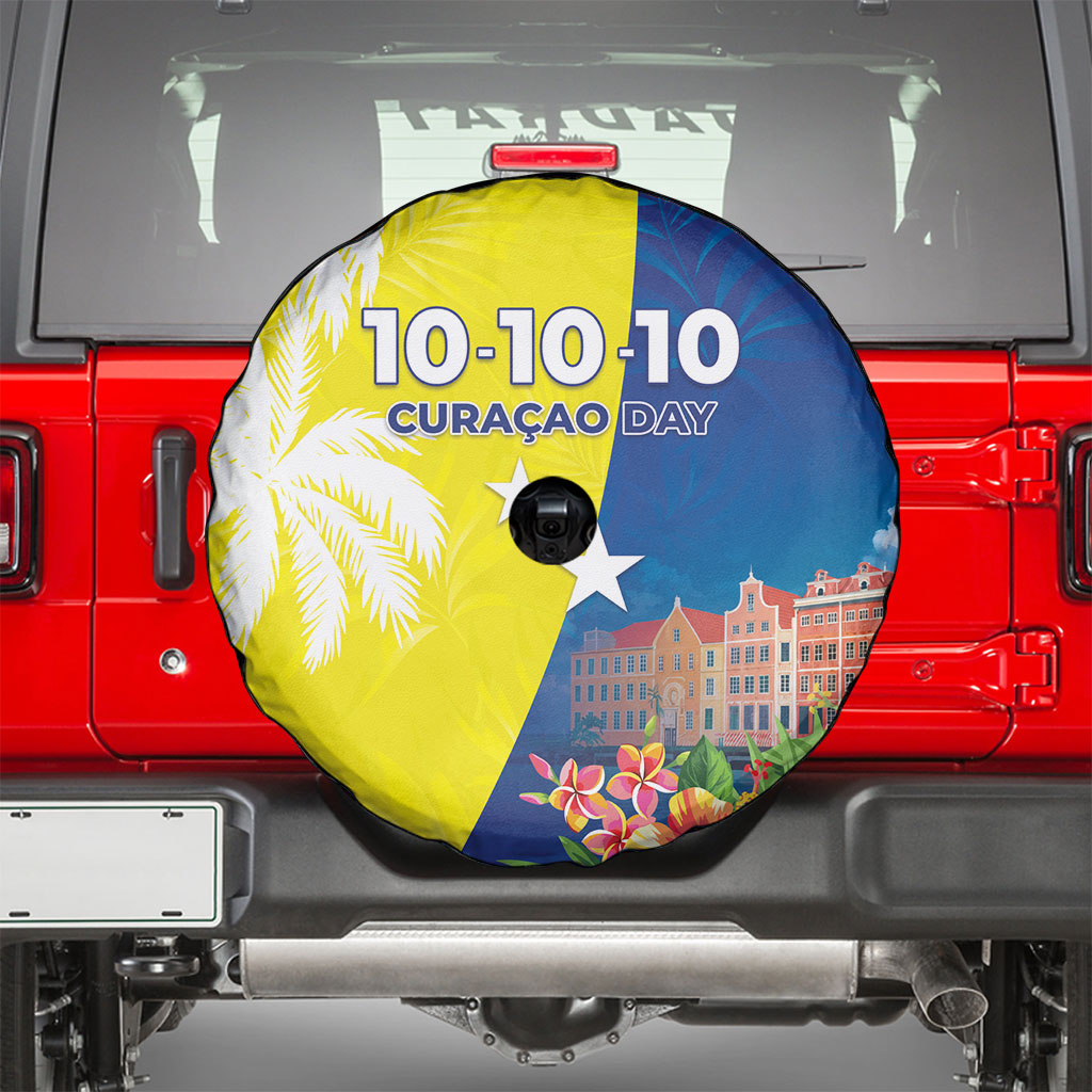 Curacao Day Spare Tire Cover One People One Heart