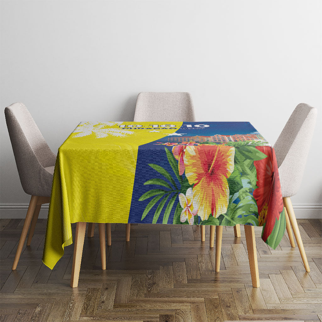 Curacao Day Tablecloth One People One Heart
