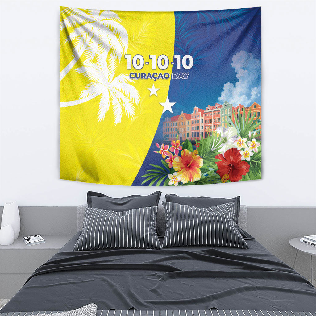 Curacao Day Tapestry One People One Heart