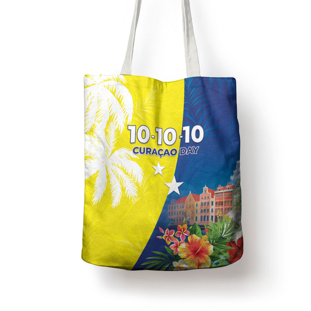 Curacao Day Tote Bag One People One Heart