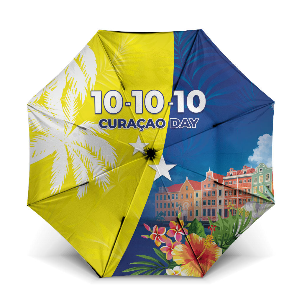 Curacao Day Umbrella One People One Heart