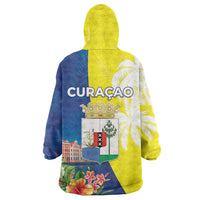 Curacao Day Wearable Blanket Hoodie One People One Heart