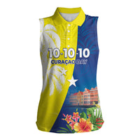 Curacao Day Women Sleeveless Polo Shirt One People One Heart