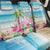Hawaii Christmas Back Car Seat Cover Deck The Palms Holiday Flamingos LT05 - Wonder Print Shop